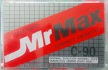 Compact Cassette MrMAX 90 Type I Normal 1978 Japan
