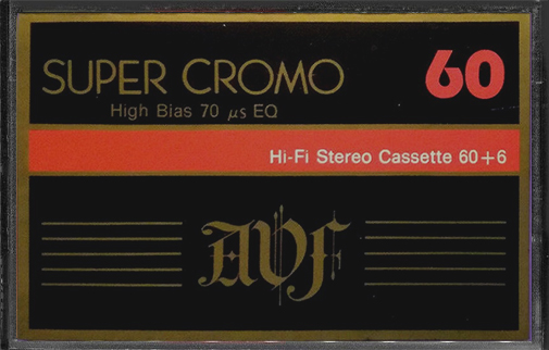 Compact Cassette AVF 60 Type II Chrome Italy