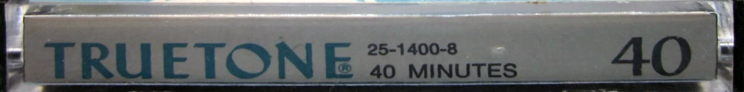 Compact Cassette Truetone 40 Type I Normal USA