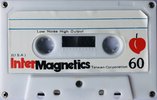 Compact Cassette Inter Magnetics 60 Type I Normal 1986 USA