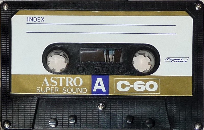 Compact Cassette Astro 60 "DX" Type I Normal Hong Kong