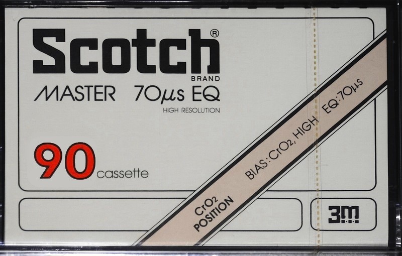 Compact Cassette Scotch Master 90 Type II Chrome 1977 Japan