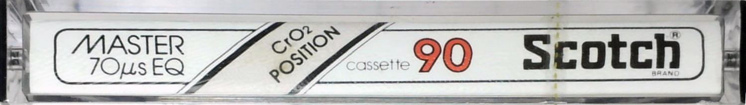 Compact Cassette Scotch Master 90 Type II Chrome 1977 Japan