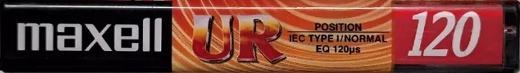 Compact Cassette Maxell UR 120 "UR-120(L) MEL" Type I Normal 2000 Europe