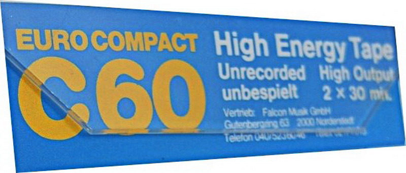 Compact Cassette Euro Compact 60 Type I Normal Germany