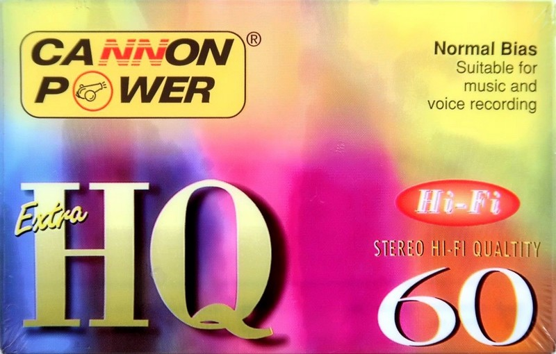 Compact Cassette Cannon Power 60 "Extra HQ" Type I Normal Australia