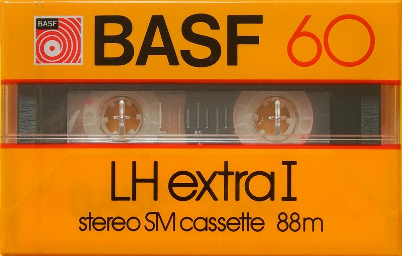 Compact Cassette BASF LH Extra I 60 "Large Window" Type I Normal 1981 Germany