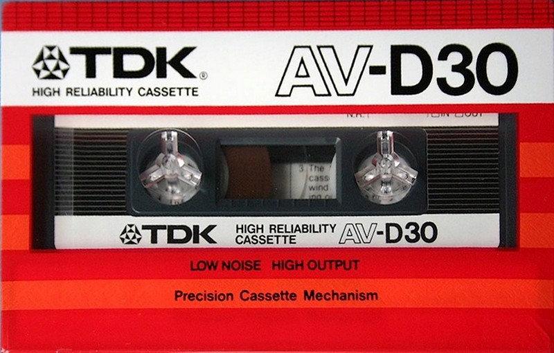 Compact Cassette: TDK  - AV-D 30