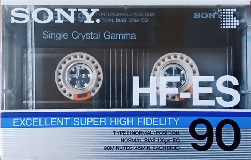 Compact Cassette Sony HF-ES 90 Type I Normal 1986 Japan
