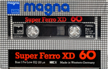 Compact Cassette Magna Super Ferro XD 60 Type I Normal 1984 Europe