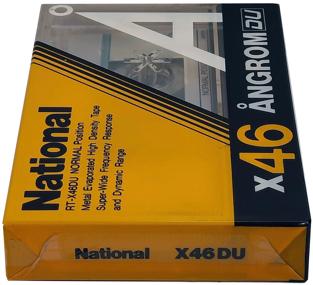 Compact Cassette National Angrom X-DU 46 "RT-X46DU" Type I Normal 1985 Japan