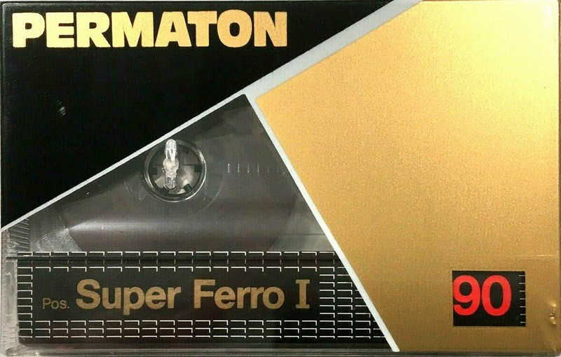 Compact Cassette Permaton Super Ferro I 90 Type I Normal 1987 Europe
