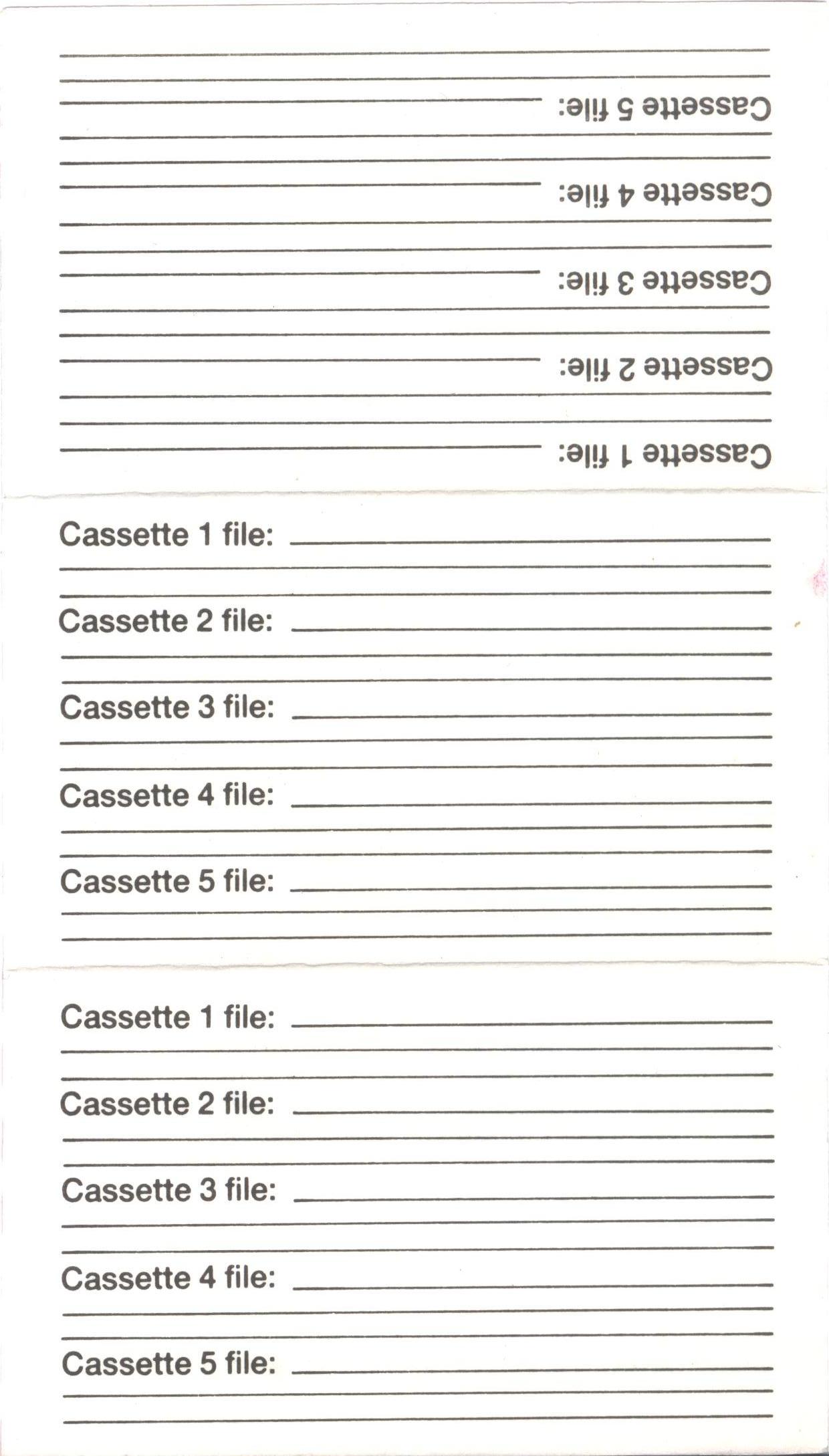 5 pack Eagle 15 "Data cassette" Computer Cassette 1983 UK