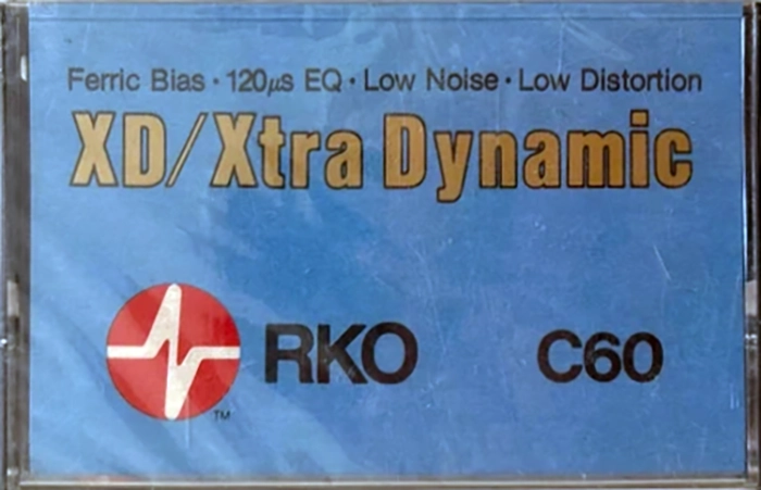 Compact Cassette RKO XD / Xtra Dynamic 90 Type I Normal 1979 USA