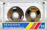 Compact Cassette Manatex 60 Type I Normal Hong Kong