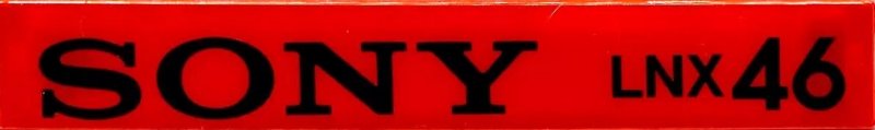 Compact Cassette Sony LNX 46 Type I Normal 1982 USA