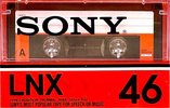 Compact Cassette Sony LNX 46 Type I Normal 1982 USA