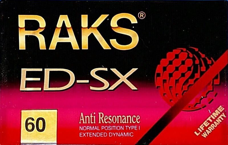 Compact Cassette: RAKS  - ED-SX 60