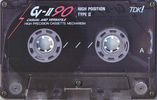 Compact Cassette TDK CV-II 90 "CV2-90" Type II Chrome 1990 Japan