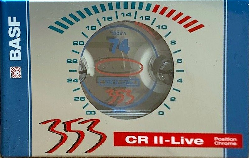 Compact Cassette BASF CR II-Live 74 Type II Chrome 1994 Europe
