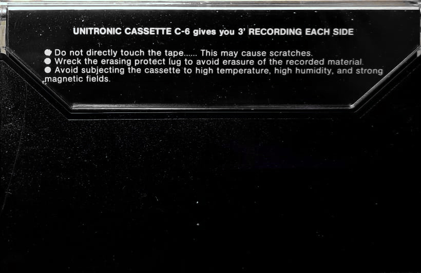 Compact Cassette Unitronic Short time 4 Type I Normal 1979 Europe