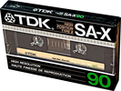Compact Cassette TDK SA-X 90 Type II Chrome 1985 North America
