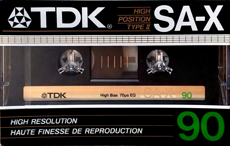 Compact Cassette: TDK  - SA-X 90