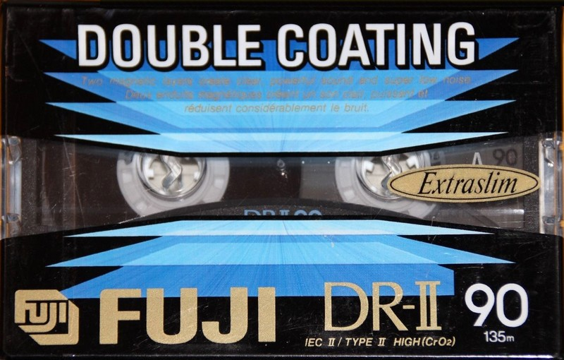 Compact Cassette Fuji DR-II 90 Type II Chrome 1993 North America
