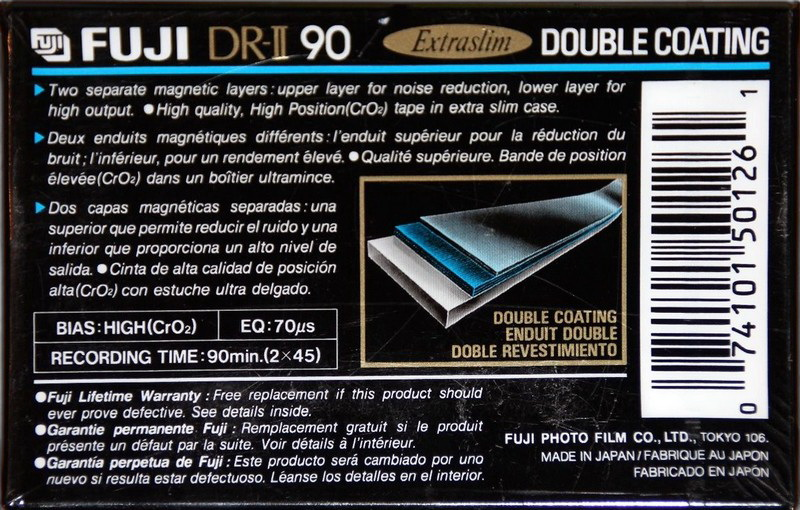 Compact Cassette: FUJI Fuji - DR-II 90