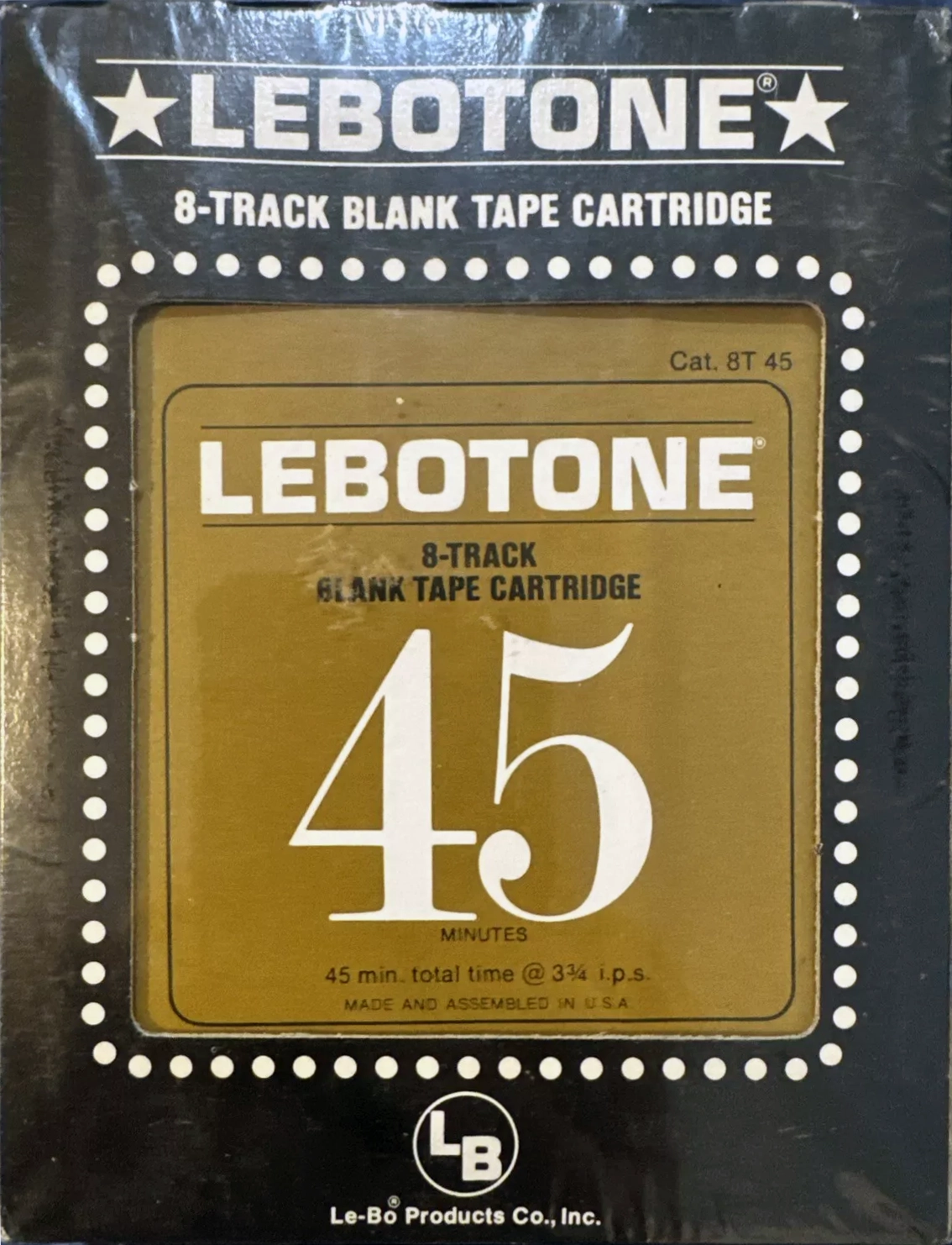 TRACK-8 LeBotone 45 Type I Normal 1970 USA