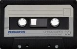 Compact Cassette Permaton Chrom Super 90 Type II Chrome 1977 Europe