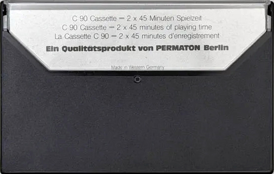 Compact Cassette Permaton Chrom Super 90 Type II Chrome 1977 Europe