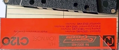 Compact Cassette Neckermann 120 "black" Type I Normal 1976 Germany