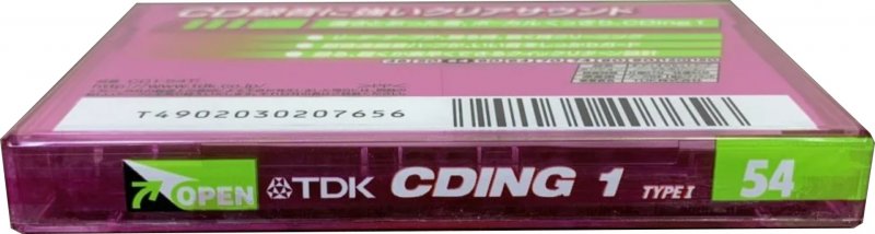 Compact Cassette TDK CDing 1 54 "CD1-54T" Type I Normal 1999 Japan