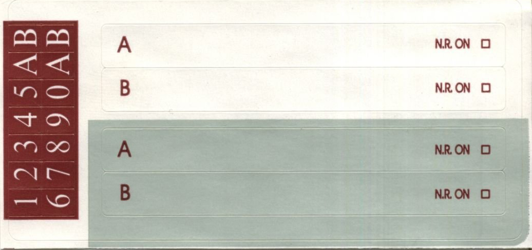 Compact Cassette ECP EF 60 Type I Normal 1997 Russia