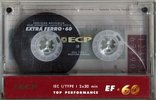 Compact Cassette ECP EF 60 Type I Normal 1997 Russia