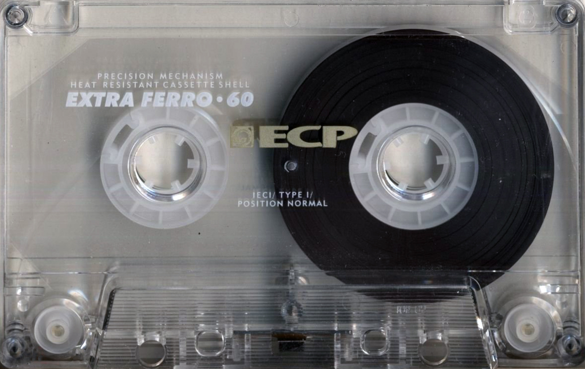 Compact Cassette ECP EF 60 Type I Normal 1997 Russia