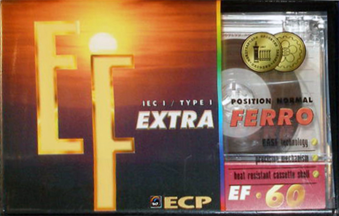 Compact Cassette ECP EF 60 Type I Normal 1997 Russia