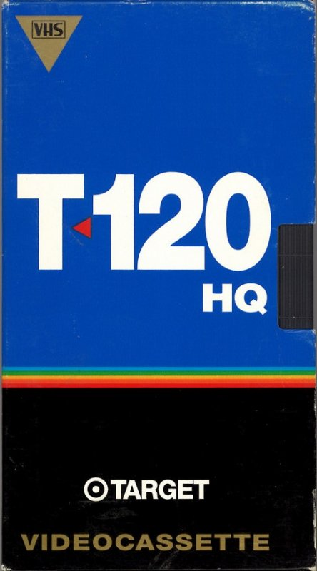 VHS, Video Home System Target HQ 120 Type I Normal 1993 USA