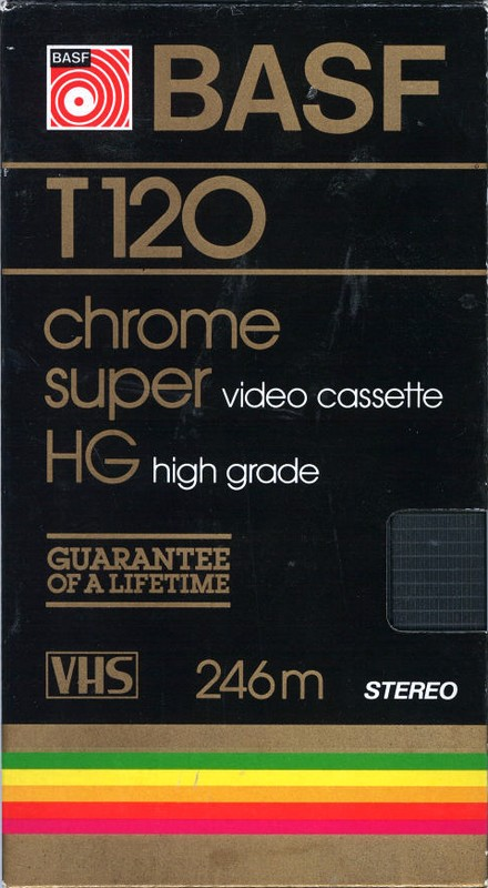 VHS, Video Home System: BASF  - super HG 120