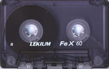 Compact Cassette Lekium Fe X 60 Type I Normal Europe