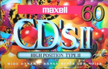 Compact Cassette Maxell CD`s II / CD`s 2 60 "CDS2-60G" Type II Chrome 1994 Japan