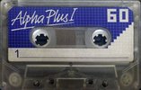 Compact Cassette Woolworths Alpha Plus I 60 Type I Normal UK