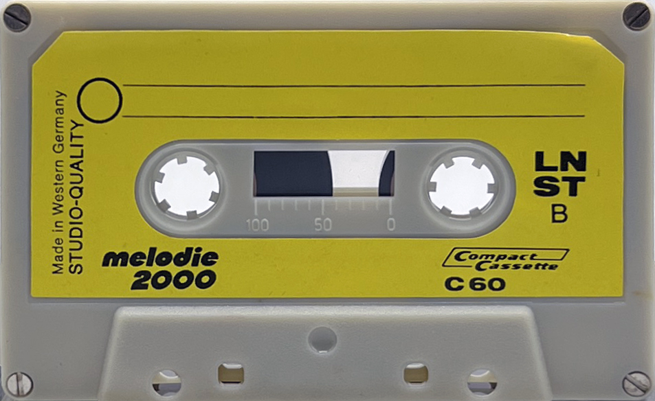 Compact Cassette Melodie 2000 LN 60 Type I Normal 1977 Europe