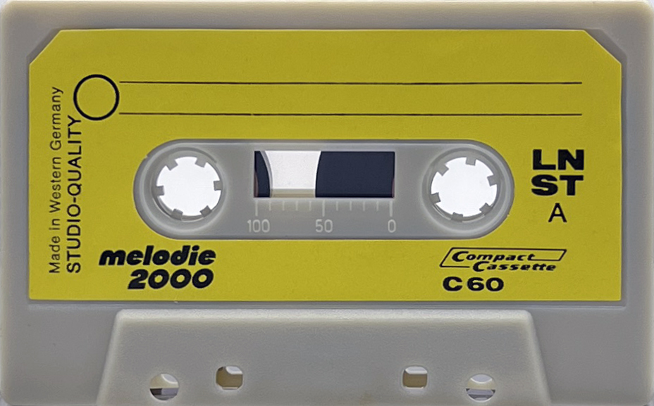 Compact Cassette Melodie 2000 LN 60 Type I Normal 1977 Europe