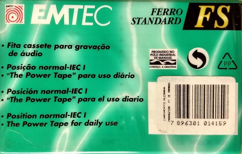 Compact Cassette: Unknown Emtec - FS 60