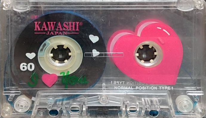 Compact Cassette Kawashi 60 "I Love you" Type I Normal Unknown Country