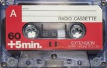 Compact Cassette Extension ER 60+5 Type I Normal 1981 Japan