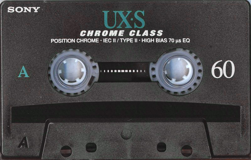 Compact Cassette Sony UX-S 60 Type II Chrome 2000 Europe