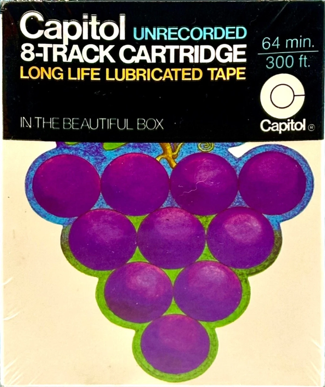 TRACK-8 Capitol 64 "GRAPES" Type I Normal 1970 USA